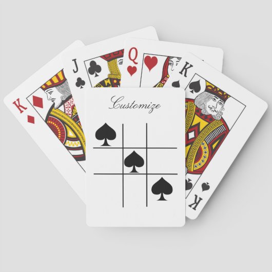 ブラックスペードズティックタックトーサンダーコーブ トランプ (裏面)