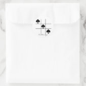 ブラックスペードズティックタックトーサンダーコーブ ラウンドシール (バッグ)