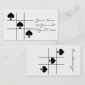 ブラックスペードズティックタックトーサンダーコーブ 名刺 (正面/裏面)