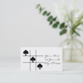 ブラックスペードズティックタックトーサンダーコーブ 名刺 (スタンド正面)