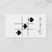 ブラックスペードズティックタックトーサンダーコーブ 名刺 (裏面)