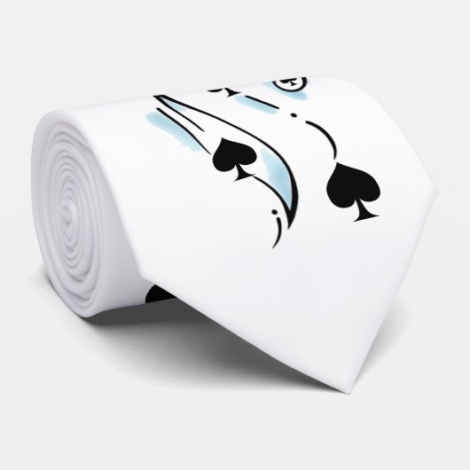 ブラックスペードタトゥースタイルサンダー_コーブ ネクタイ (ロール)