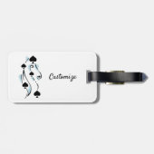 ブラックスペードタトゥースタイルサンダー_コーブ ラゲッジタグ (裏面横)