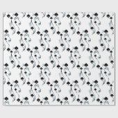 ブラックスペードタトゥースタイルサンダー_コーブ ラッピングペーパー (フラット)