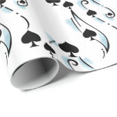 ブラックスペードタトゥースタイルサンダー_コーブ ラッピングペーパー (ロールコーナー)