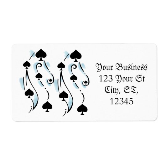 ブラックスペードタトゥースタイルサンダー_コーブ ラベル (正面)