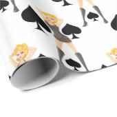 ブラックスペードブロンドクイーンサンダー_コーブ ラッピングペーパー (ロールコーナー)