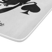 ブラックスペードマーメイドシルエットサンダー_コーブ カッティングボード (角)