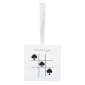 ブラックスペードTic Tac Toe Thunder_Cove キューブオーナメント (右)