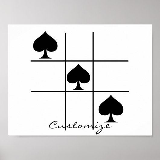 ブラックスペードTic Tac Toe Thunder_Cove ポスター (正面)