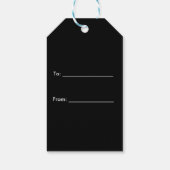 ブラックスポーティチームジャージー ギフトタグ (裏面)