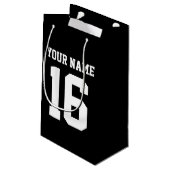 ブラックスポーティチームジャージー スモールペーパーバッグ (裏面アングル)