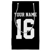 ブラックスポーティチームジャージー スモールペーパーバッグ (正面)