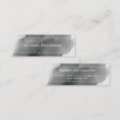 ブラックスモークウォーターカラースプラッシュ スキニー名刺 (正面/裏面)