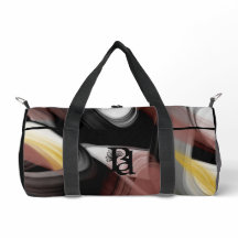ブラックスモールジムダッフェルバッグトレンドトレンド抽象芸術パウダー