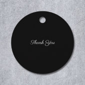 ブラックスモールビジネスメッセージカード フェイバータグ