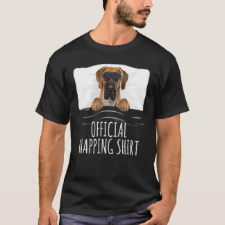 ブラックスリープマスクブラウングレートDANE公式ナッピング Tシャツ