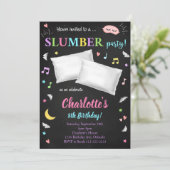 ブラックスリーポバースランバーパーティの招待状 招待状 (スタンド正面)