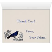 ブラックスロートブルーウォーブラーズサンキューカード (内部横(下))