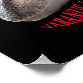 ブラックスロートモニタートカゲ ポスター (角)