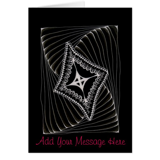 ブラックスワリングカイトドードル (正面)