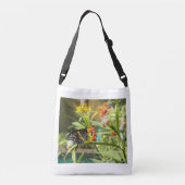 ブラックスワローバタフライ#2 クロスボディバッグ (裏面)