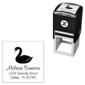 ブラックスワンアドレス セルフインキングスタンプ (インサイチュ)