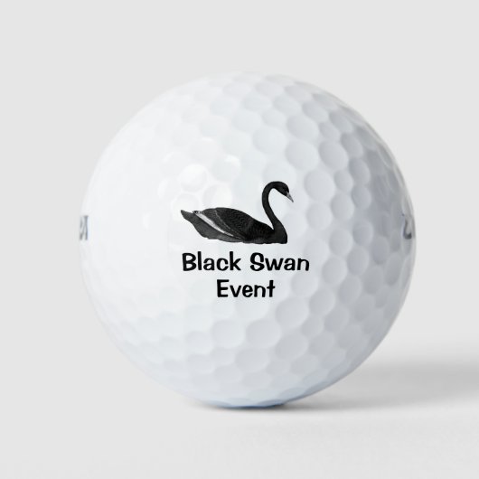 ブラックスワンイベント ゴルフボール (正面)