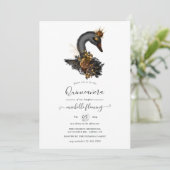 ブラックスワンキンセアニラ招待状 招待状 (スタンド正面)