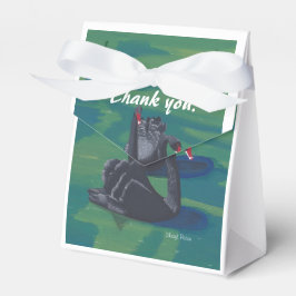 ブラックスワンススイミング結婚式の引き出物ボックス フェイバーボックス