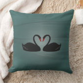 ブラックスワンス装飾用クッション クッション (ブランケット)