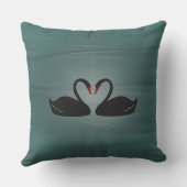 ブラックスワンス装飾用クッション クッション (裏面)