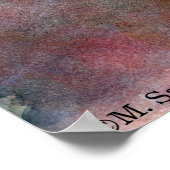 ブラックスワンバレエアートプリント ポスター (角)