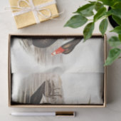 ブラックスワンヴィンテージデコページ 薄葉紙 (ギフト)