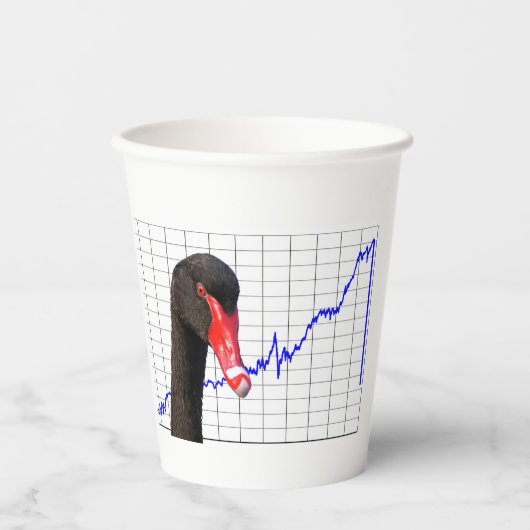 ブラックスワン市場の崩壊 紙コップ (正面)