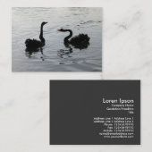 ブラックスワン挨拶 名刺 (正面/裏面)