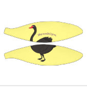 ブラックスワン漫画イラストレーション ミニバスケットボール (パネル)