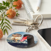 ブラックスワン災害 キーホルダー (側面)