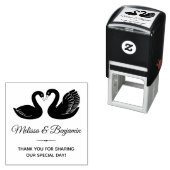 ブラックスワン結婚ズ・サンキュー セルフインキングスタンプ (インサイチュ)