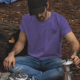 ブラックスワン離れチェストロゴ Tシャツ