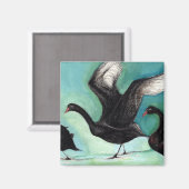 ブラックスワン2013のバレエ マグネット (正面/裏面)