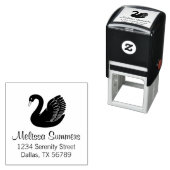 ブラックスワン・ウィングアップ・アドレス セルフインキングスタンプ (インサイチュ)