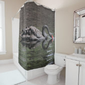 ブラックスワン シャワーカーテン (インサイチュ)