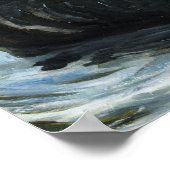 「ブラックスワン」バードアートプリント ポスター (角)