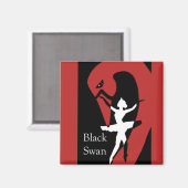 ブラックスワン マグネット (正面/裏面)