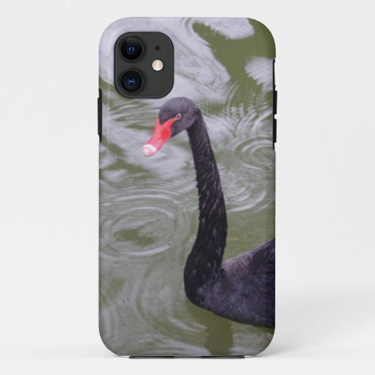 ブラックスワンiPhone 5/5S、ほとんど存在しない Case-Mate iPhoneケース (裏面)