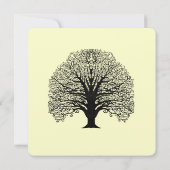 ブラックスワールツリー招待状 招待状 (裏面)