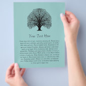 ブラックスワールツリー チラシ (手)