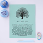 ブラックスワールツリー チラシ (シングル)