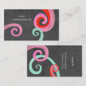 ブラックスワール名刺 名刺 (正面/裏面)